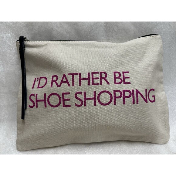 Nine West Handbags - Nine West  women beige canvas  pouch